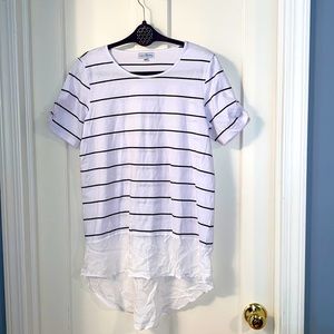 GUC A Dip of Darling stripped tunic black/white M